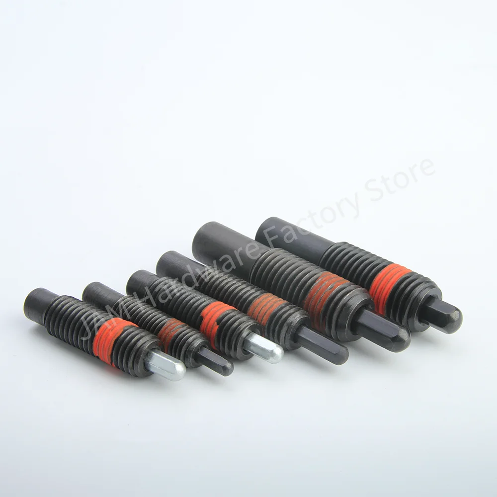 MJ517 M10M12M16M24M30 Thread Anti-Loosening Heavy Loaded/Light Load Spring Plunger Telescopic Positioning Lock Pin