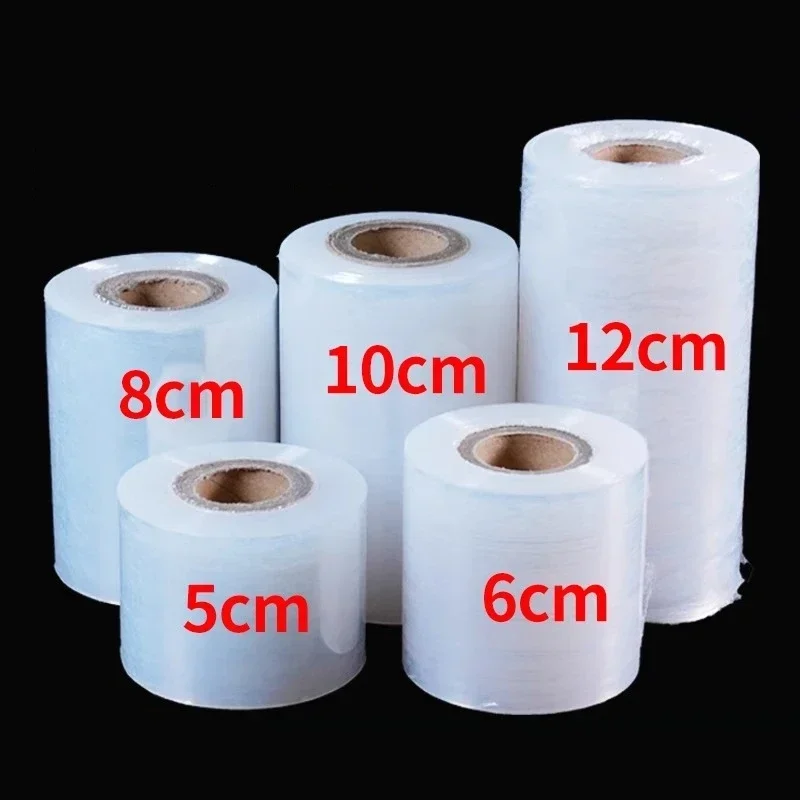 

Small Roll PE Packing Entanglement Stretch Film Food Takeaway Packaging Seal Leak Proof Film Industry Fresh Plastic Film