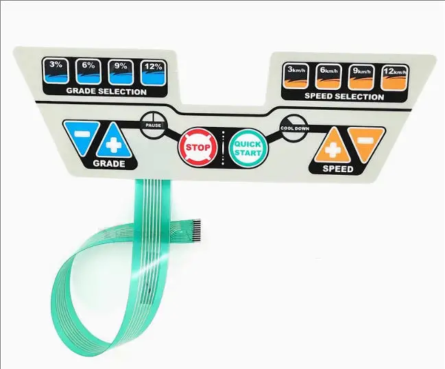 

Treadmill Start Stop Button Keyboard Switch Quick Start Button for STEX-X6 8020T 8016 8023