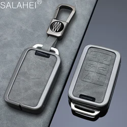 Luxury Leather Car Key Protection Cover Case for VOLVO S60L S80L XC60 S60 V60 6 Buttons Car-styling Smart Keychains Accessories