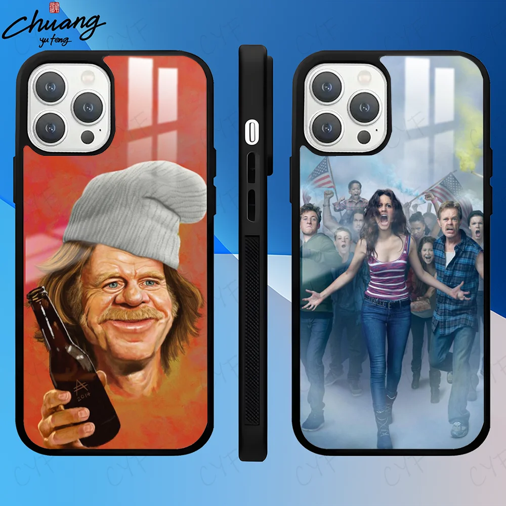 Frank S-Shameless Phone Case For 11 12 13 14 15 16Pro Max mini Plus Frosted mirror Phone Cover