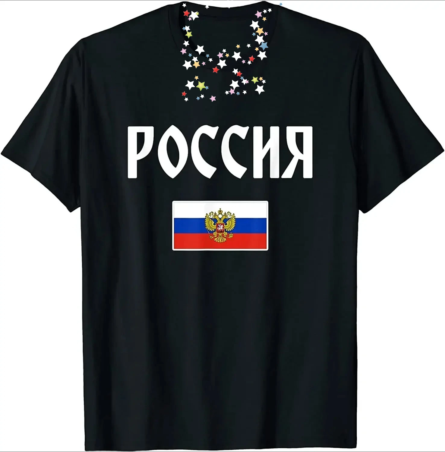 

Russian Flag Love Gift Souvenir T-Shirt 100% Cotton O-Neck Short Sleeve Summer Casual Mens T-shirt Streetwear