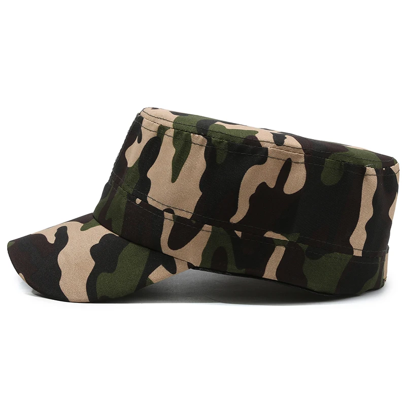 หมวกลายพราง, หมวกฝึกทหารนักเรียน, หมวกเบสบอลทรงแบนบังแดดกลางแจ้งสําหรับบุรุษและสตรี, หมวกกันฝุ่นสําหรับคนงาน,