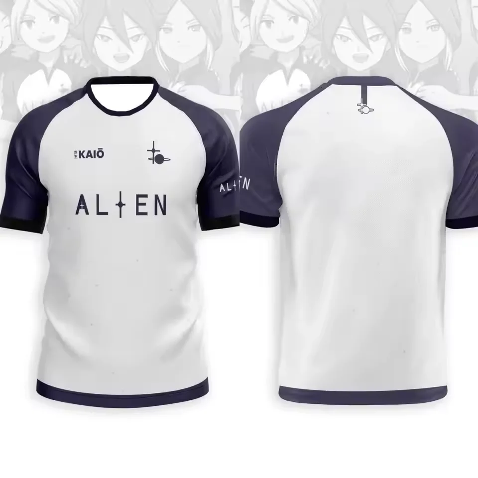 

Men's Football T-shirt Japanese Animation T-shirt Inama Eleven Joint Short-sleeved Summer Comfortable Sports Children's T-shirt