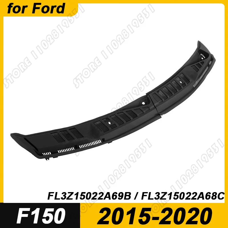 

for 2015-2020 Ford F150 Windshield Wiper Cowl Grille Vent Cover Panel Hood Assembly Left & Right FL3Z15022A69B FL3Z15022A68C