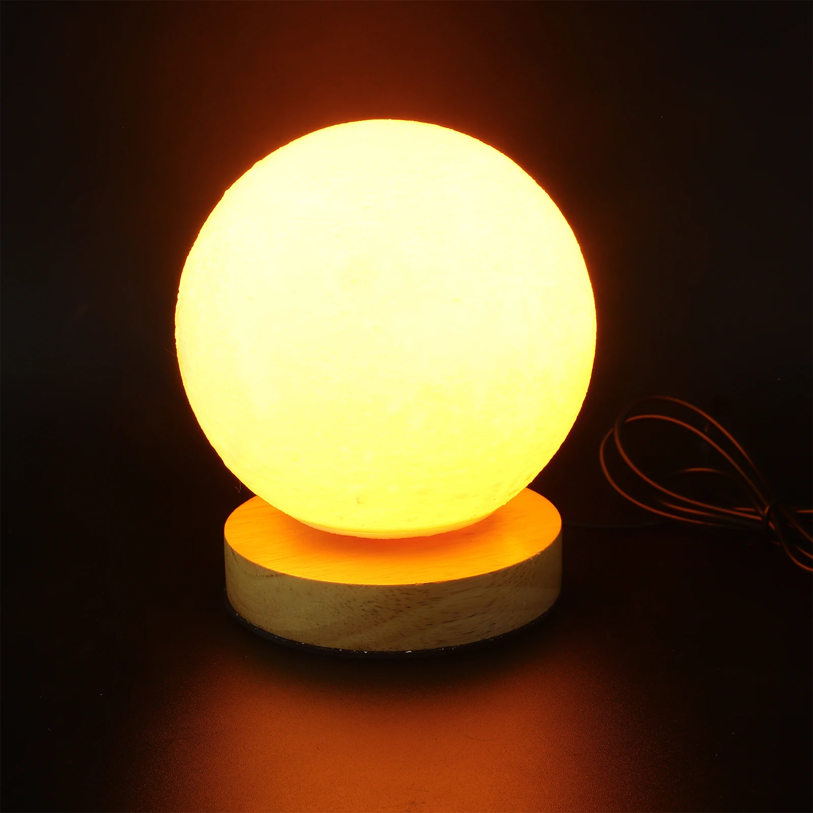 

Rotatable Moon Lamp Compact Size LED Night Light Bedroom Desk Lamp Decorative Warm Light Nightlight Decorative Night Lights