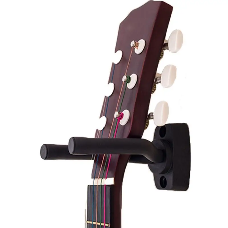 Guitar Hook Musical Instrument Display Stand Ukulele Hook Easy to Install Rotatable Bracket Guitar Wall Hanger