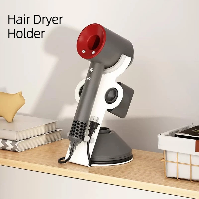 

Storage Stand for Dyson Hair Dryer Holder Countertop Vertical Rack for Home Salon Bathroom Storage Organizer Hair Dryer Holder