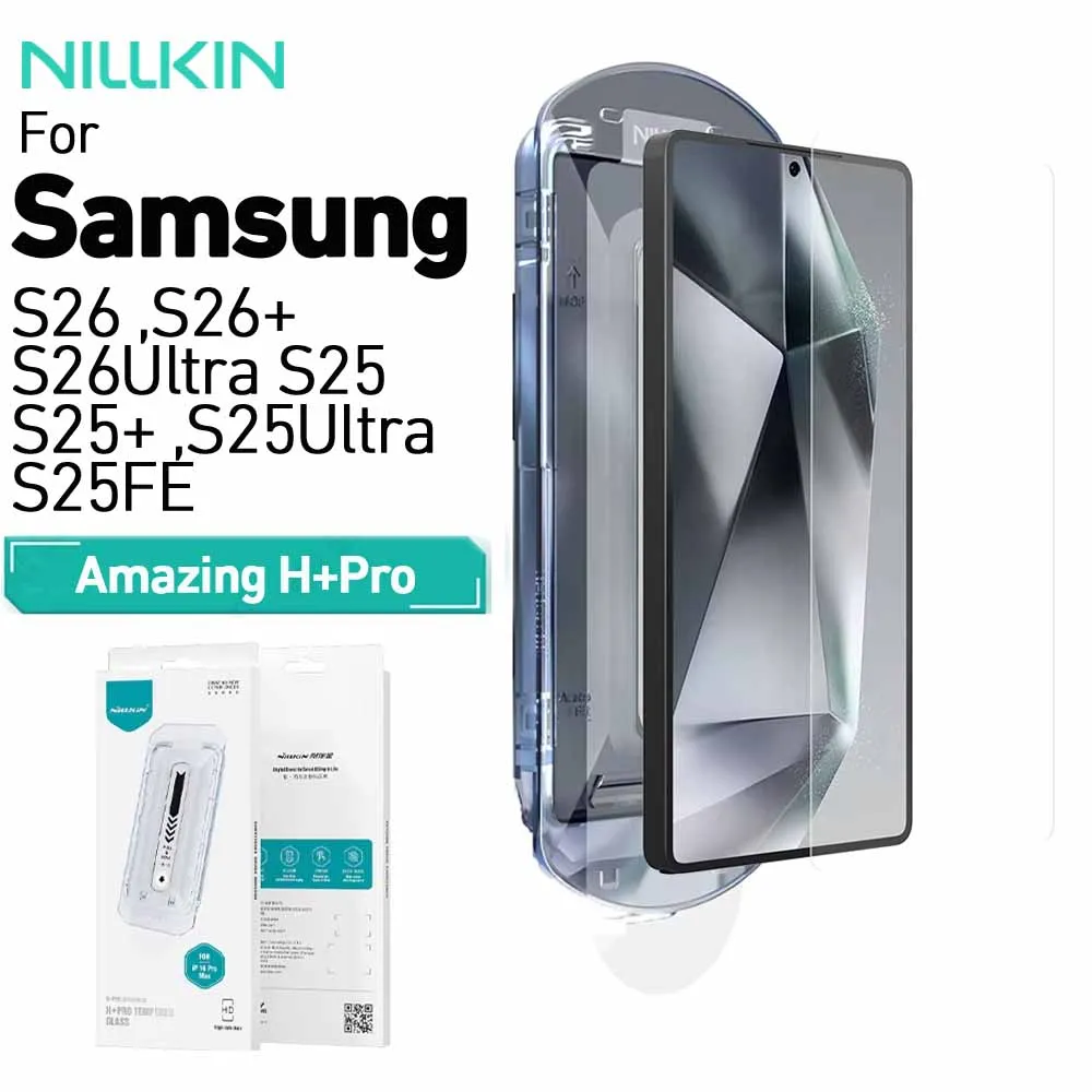 

For Samsung Galaxy S25 Ultra S26 Ultra S26+ S25 Plus S25 Edge Nillkin H+PRO Anti-Explosion Tempered Glass Phone Screen Protecto