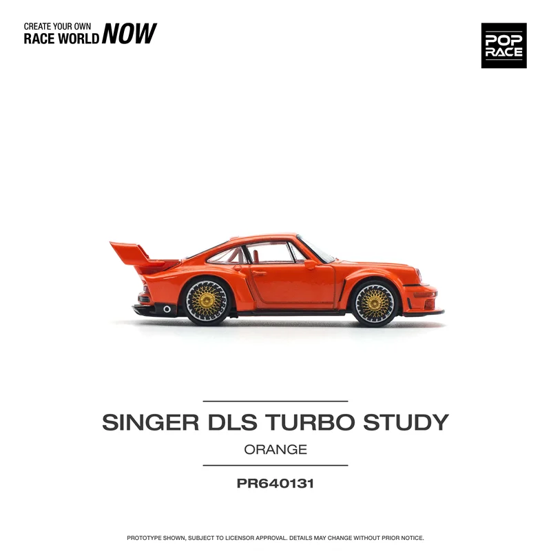 **Pre-order **Xcartoys x POP RACE 1:64 Singer DLS Turbo (964) Track Model Car