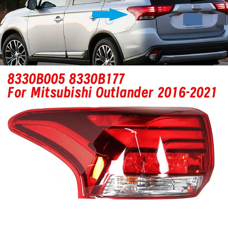 

AU04 -For Mitsubishi Outlander 2016-2021 Rear Bumper Tail Light Assembly Brake Stop Turn Signal Lamp