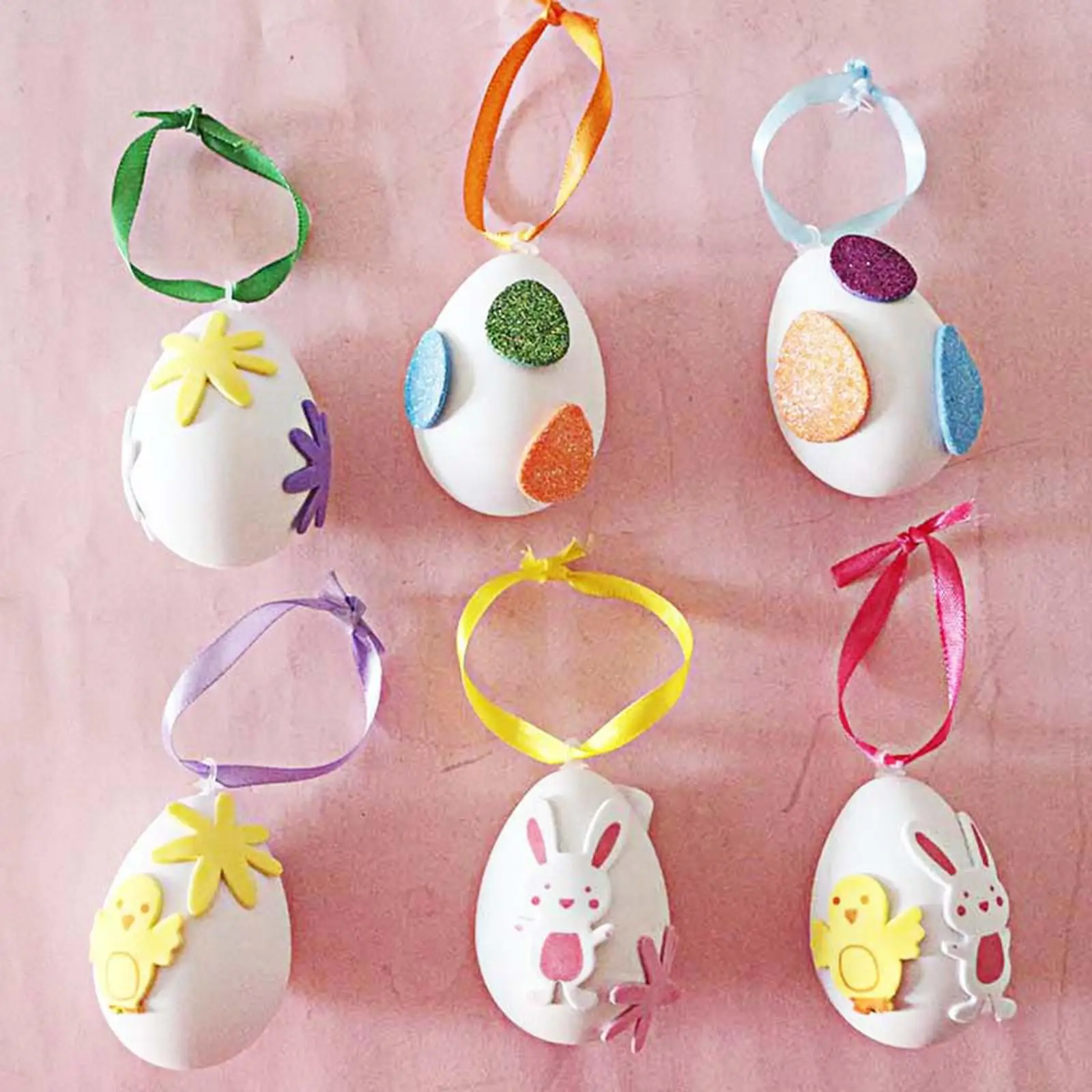 

Набор для творчества «Пасхальные яйца» (25 шт.): Искусственные заготовки для росписи, универсальные гладкие яйца для праздничных поделок и декора