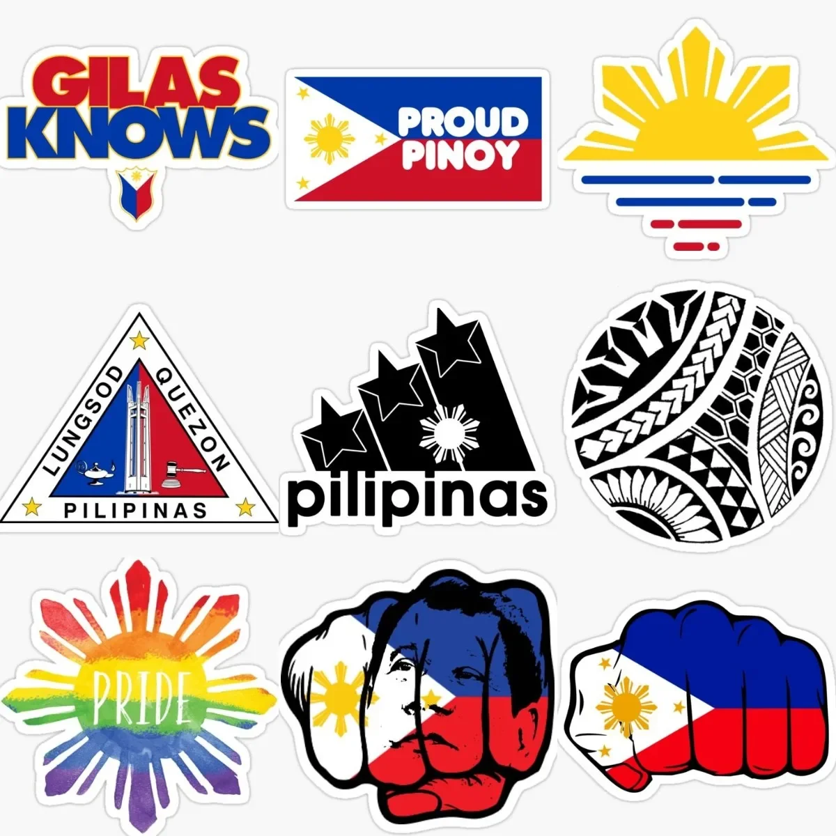 

Creative Philippines Flag Sun Sticker for Covered Scratch Decorate Car Van Motorcycle Wall Room Bicycle Helmet Table Accessories