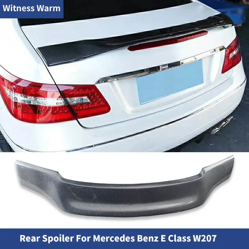 W207 C207 Carbon Fiber Rear Wings Trunk Lip Spoiler for Mercedes e Class Coupe 2010-2017 E200 E250 E300