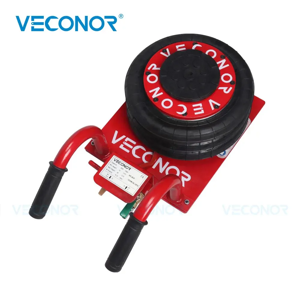 3Tons Pneumatic Car Jack Portable Lifting Equipment Triple Stage Bag 6600LBS Air Jack Stands Inflatable Lift Machine Tire Change
