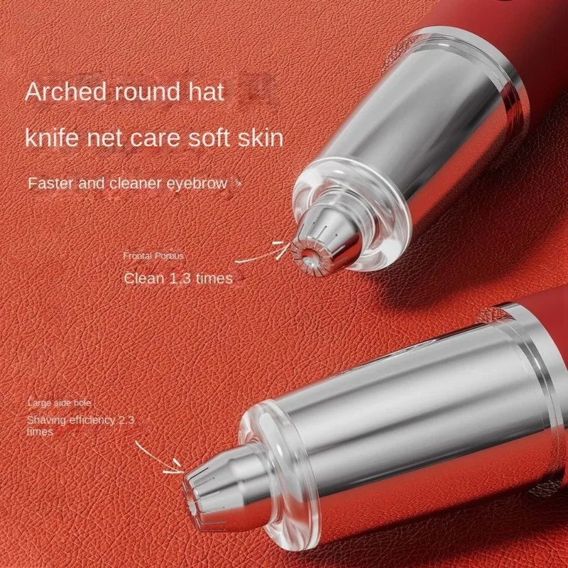 Facial Hair Removal Shaver-Painless Electric Eyebrow Trimmer For Women, Portable& Rechargeable With Precision Head