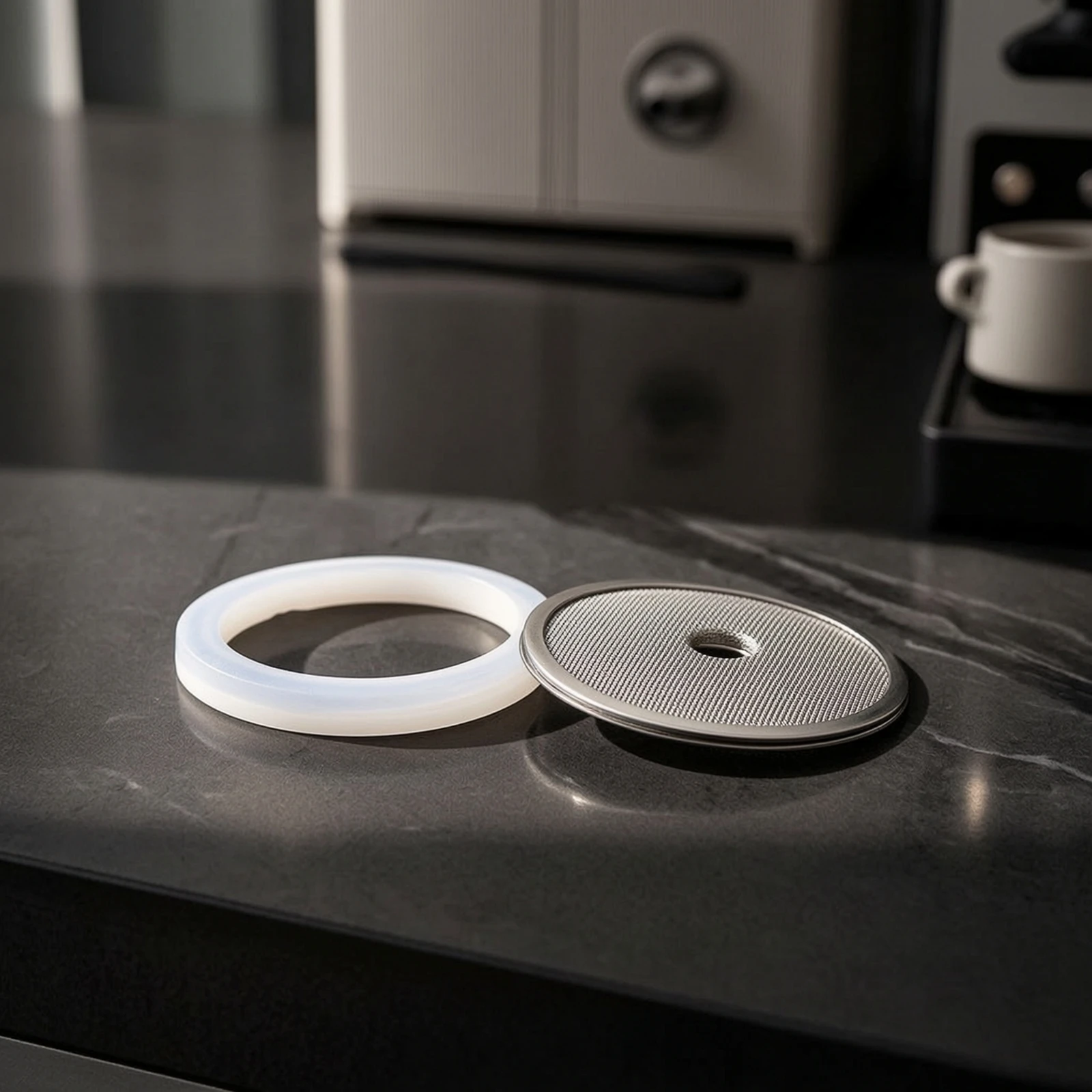 

Dispersion Screen and Sealing Sealing Disc Elastic Brew Head Accessory Kit Gasket Seal Set Easy to Install O-Sealing Disc Seal