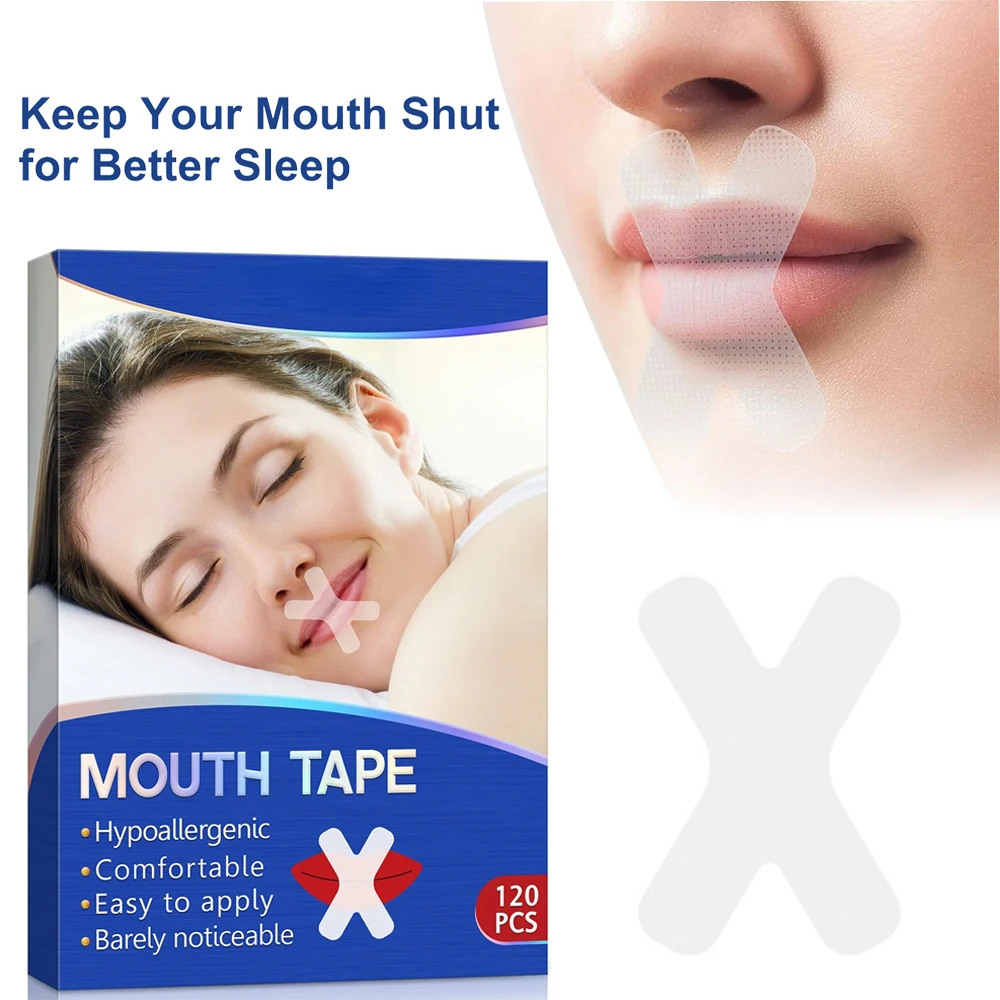 30/120PCS Gentle Anti-Snoring Sleep Strips ปากปิดผนึก Corrective สติกเกอร์สําหรับ Sleep ช่วย Sleep สําหรับ Best Snoring ลด