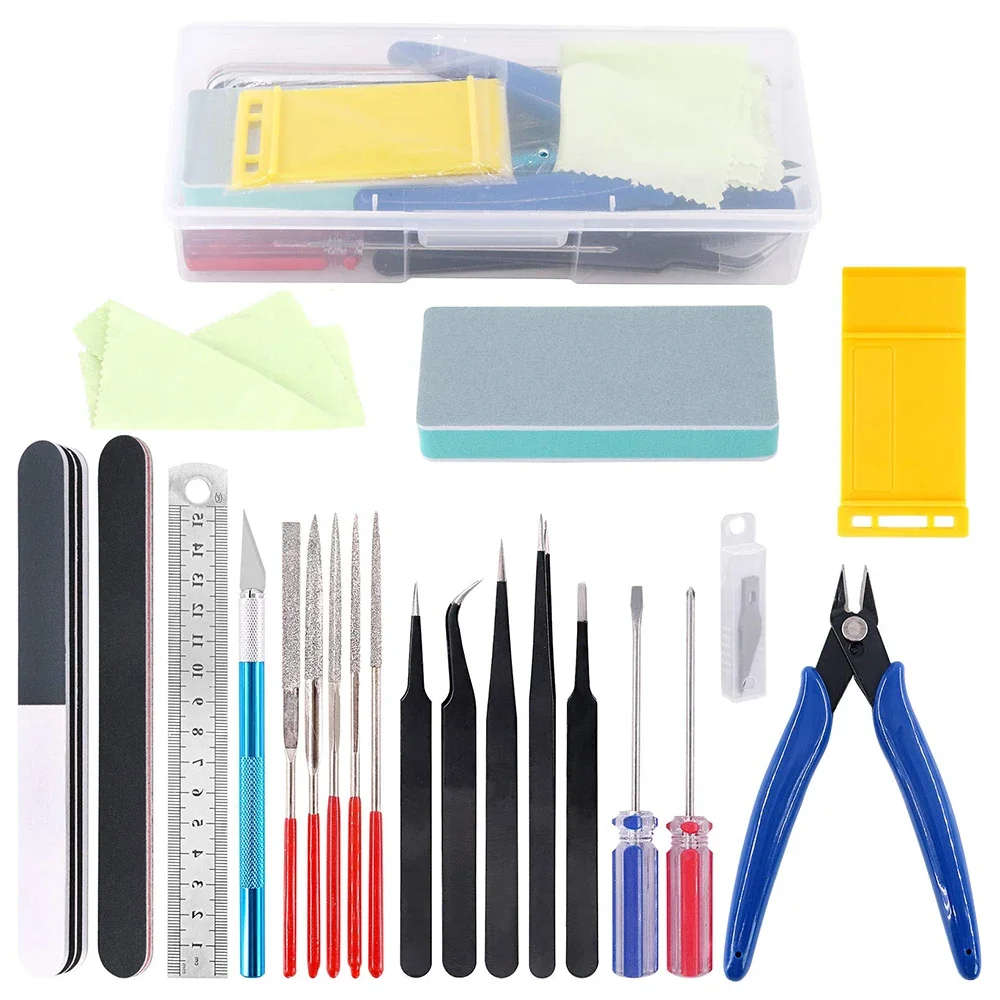 Multiple models 3D Printer Tool Kit Trimming Knife Scraper Cleaning Needle Tweezers Pliers Deburring Kit DIY 3D Printing Tools