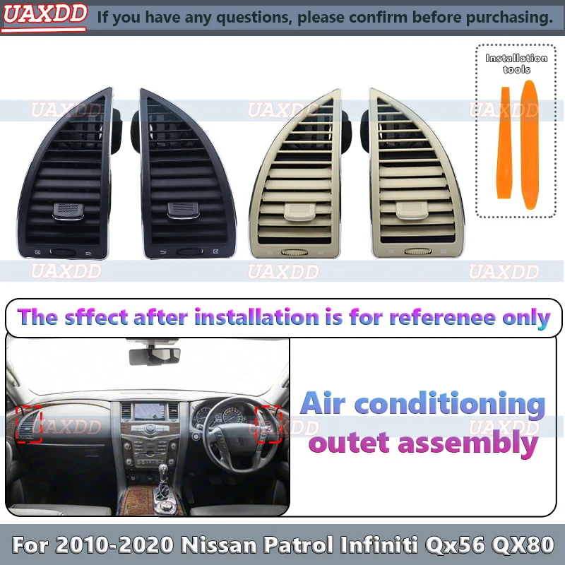 pour-2010-2020-nissan-patrouille-infiniti-qx56-qx80-grille-climatisation-entree-sortie-panneau-ventilation-commande-tableau-prada