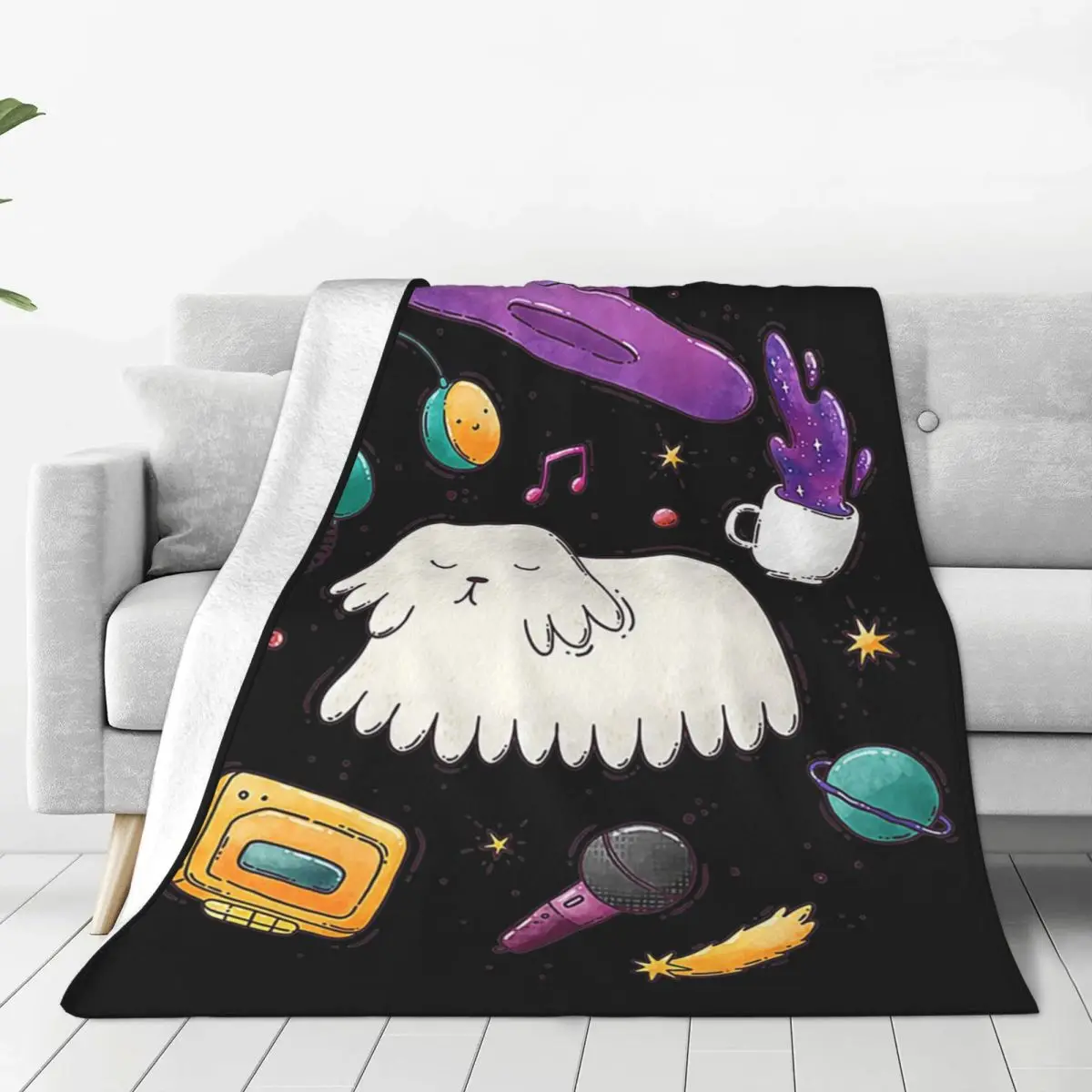 The Midnight Gospel Blankets Soft Warm Flannel Throw Blanket Cover for Bed Living room Picnic Travel Home Couch
