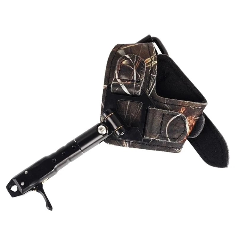Adjustable Archerys Release Aids Compound Bow Triggers Caliper Wrist Strap Triggers Wristband for Handed - view 2