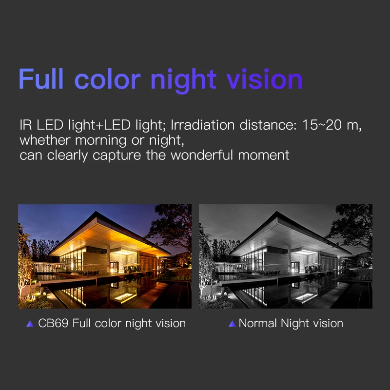 Vstarcam New 3MP HD Outdoor Security Camera Wireless Double Light Solar Battery Low-power Consumption Smart Home With Phone App