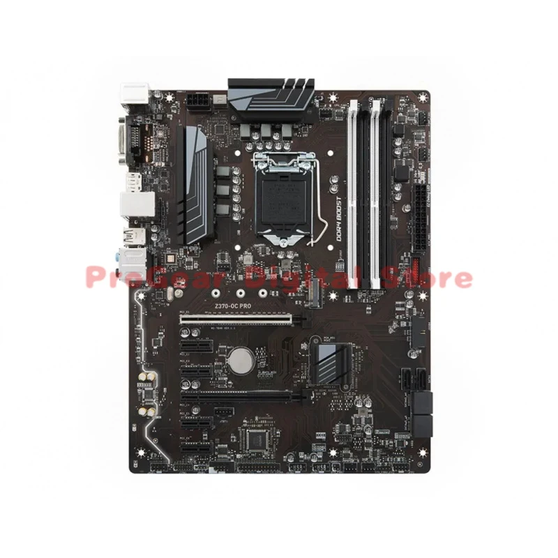 

Материнская плата MSI Z370 OC PRO LGA 1151 DDR4 ATX поддерживает процессоры Intel 8-го/9-го поколения