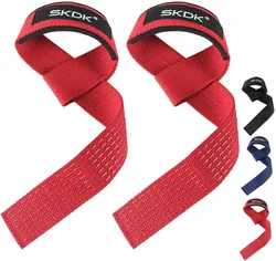 2Pcs Sports Grip Band Weightlifting Wrist Straps Strength Training Adjustable Non-slip Gym Fitness Lifting Strap Wrist Support