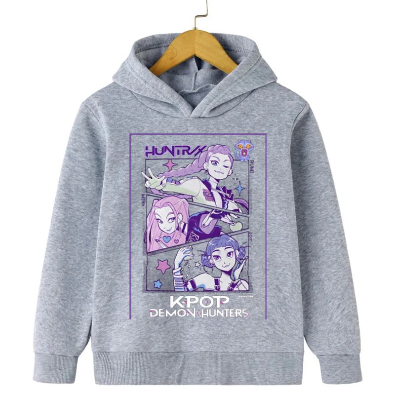 

Модные детские толстовки, толстовки Devil Hunter, повседневные пуловеры для девочек и мальчиков, качественная детская одежда