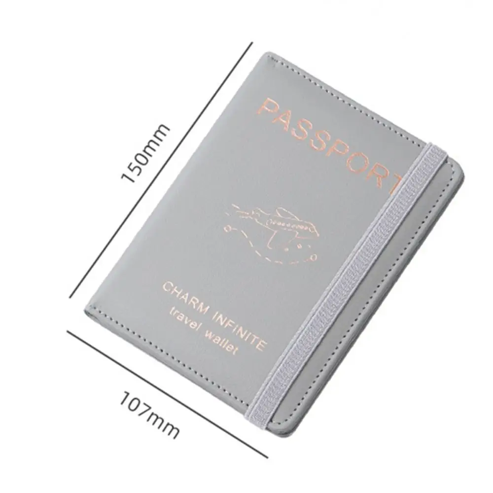 Multi-Function PU Leather RFID Passport Cover Ultra-thin Waterproof Passport Protector Credit ID Card Wallet Passport Holder