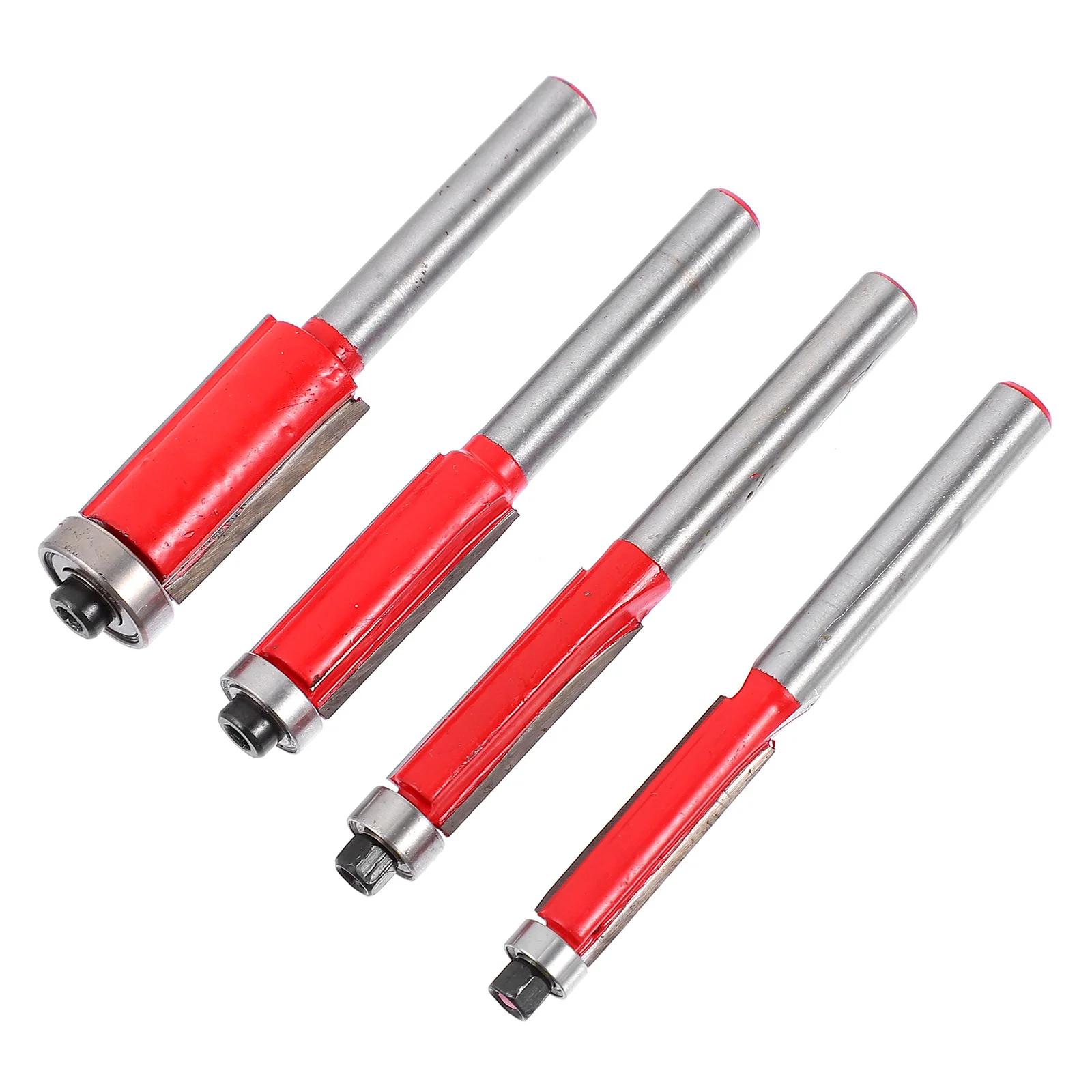 

4Pcs Woodworking Trimming Kit Strong Impact Resistance Precision Engineering Suitable for Flush Trimming and Detailing Flush