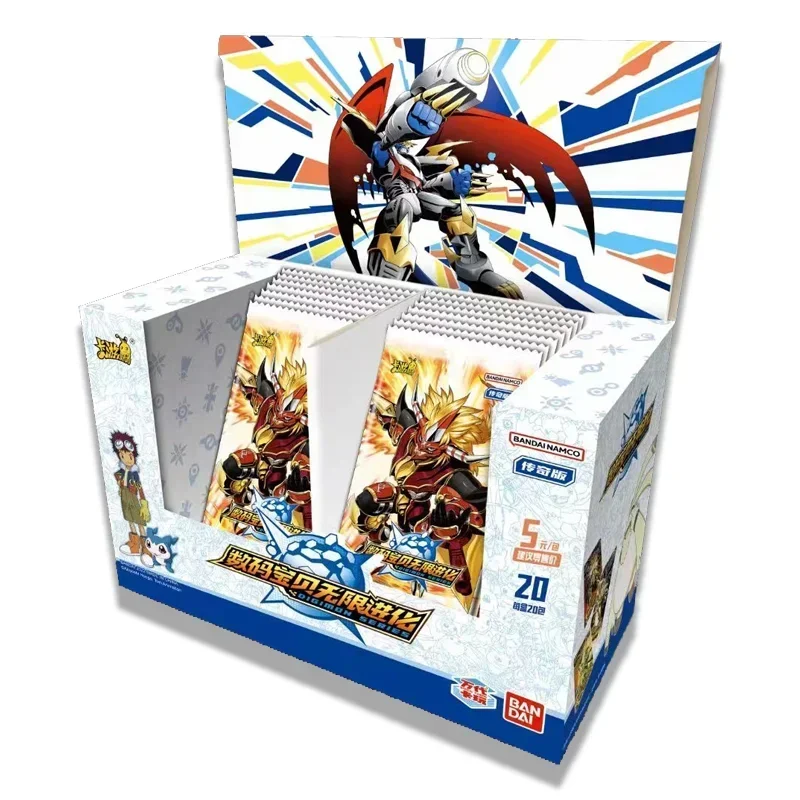 KAyou-Coleção de cartões Digimon Genuine, Edição Lendária, Evolução Infinita, Edição Glória, SP Agumon Greymon Anime, Toy Gift