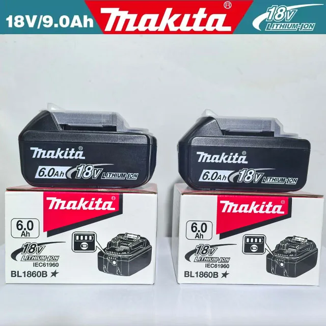 

for Makita 18V 6.0Ah Rechargeable Battery, for Makita Tool BL1830B BL1840 BL1840B BL1850 BL1850B 18650 Makita 18V Battery