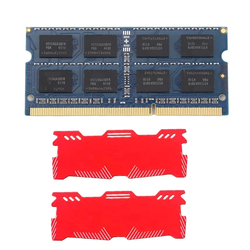 For SK Hynix 8GB DDR3 Laptop Ram Memory+Cooling Vest 2RX8 133 hz PC3-10600 204 Pins 1.35V SODIMM for Laptop Memory