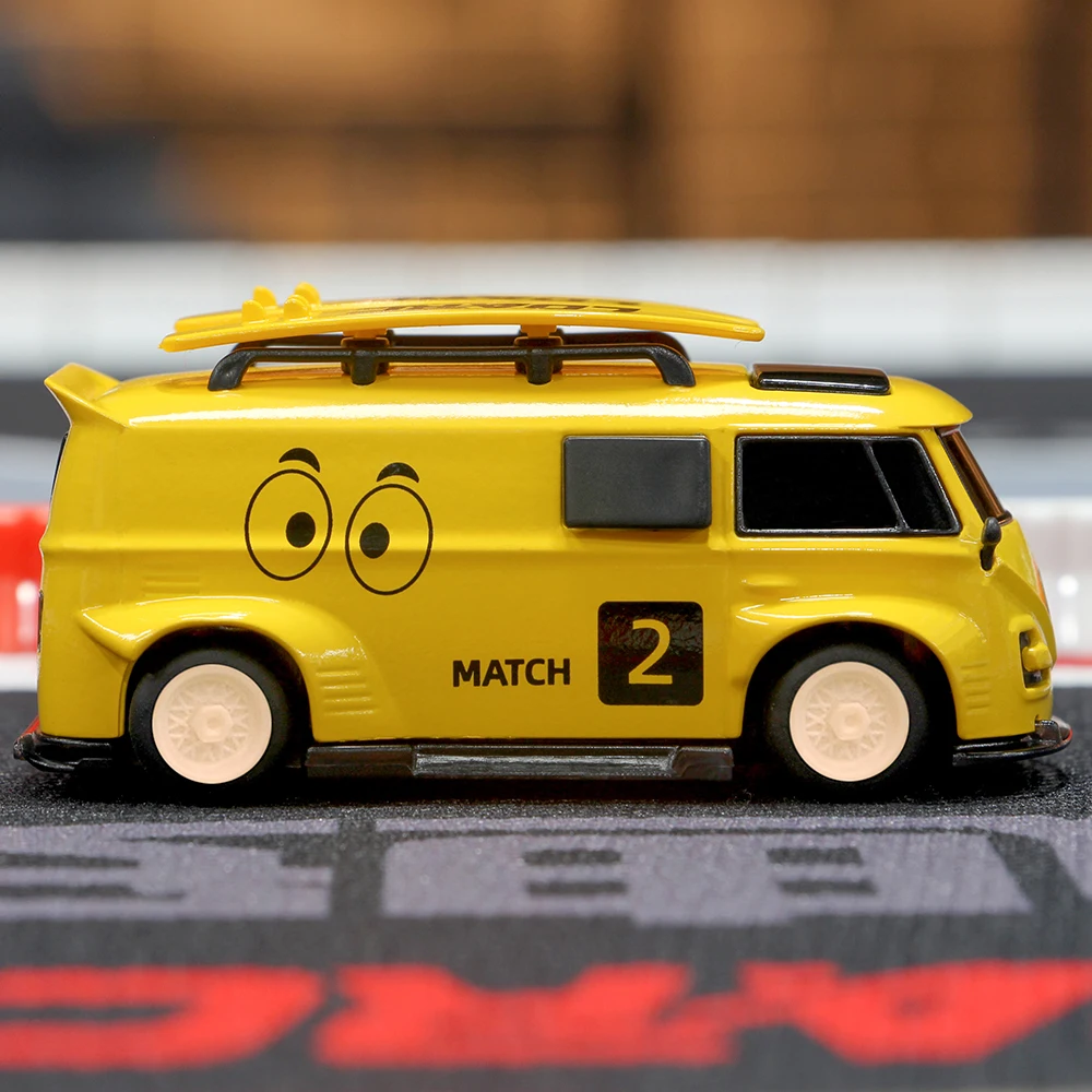 LDARC V64 Van 1/64 remote control mini RC Car RWD Race  VW bus full proportional Packet Vehicles Toy gift Models for Kids adults