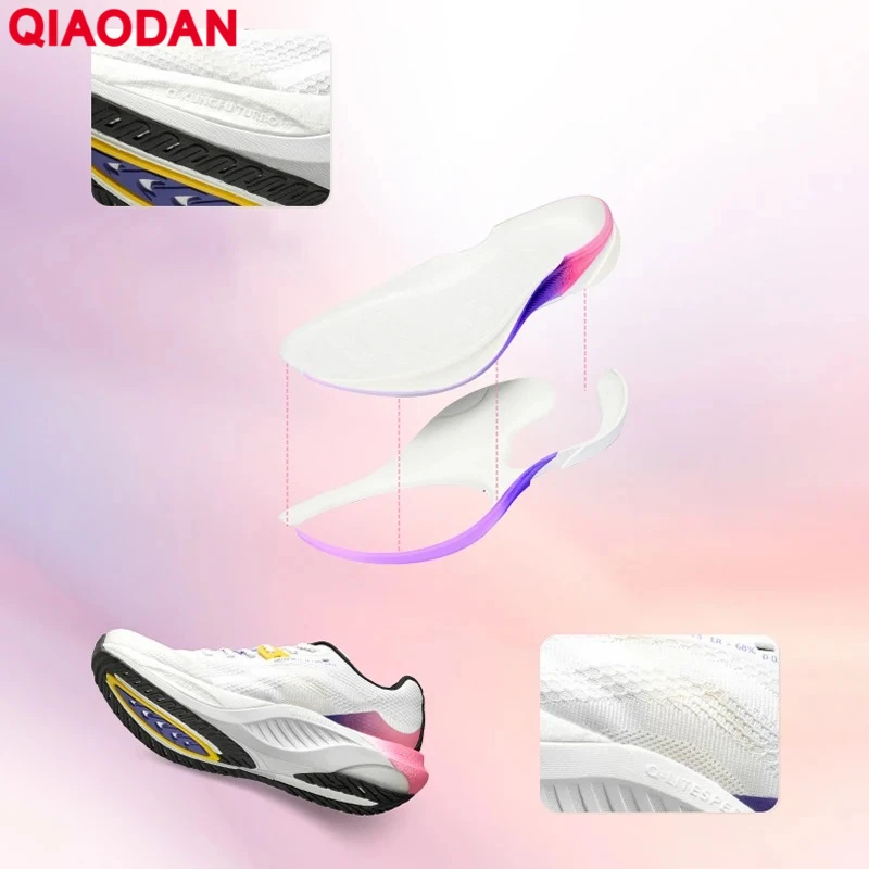 QIAODAN HuanYing Running Shoes Stable Support Men's Sports Shoes 2025 Autumn Mesh Breathable Shock Absorbing Sneakers BM13240292