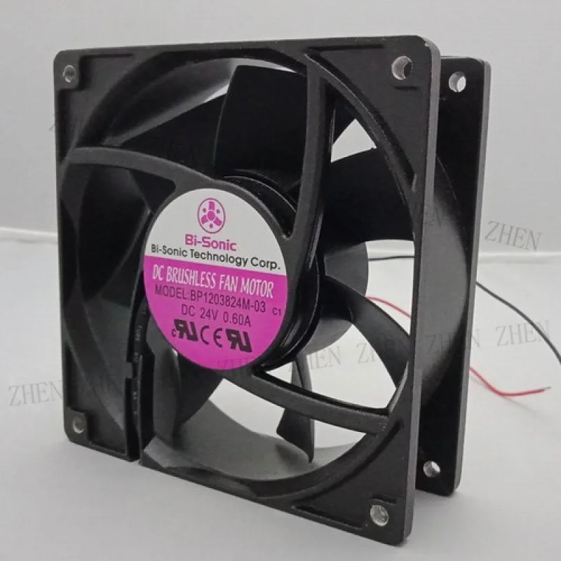 

Y 1 шт. новый для Bi-Sonic BP1203824M-03 DC24V 0,60A 2-проводной инверторный охлаждающий вентилятор # QW.