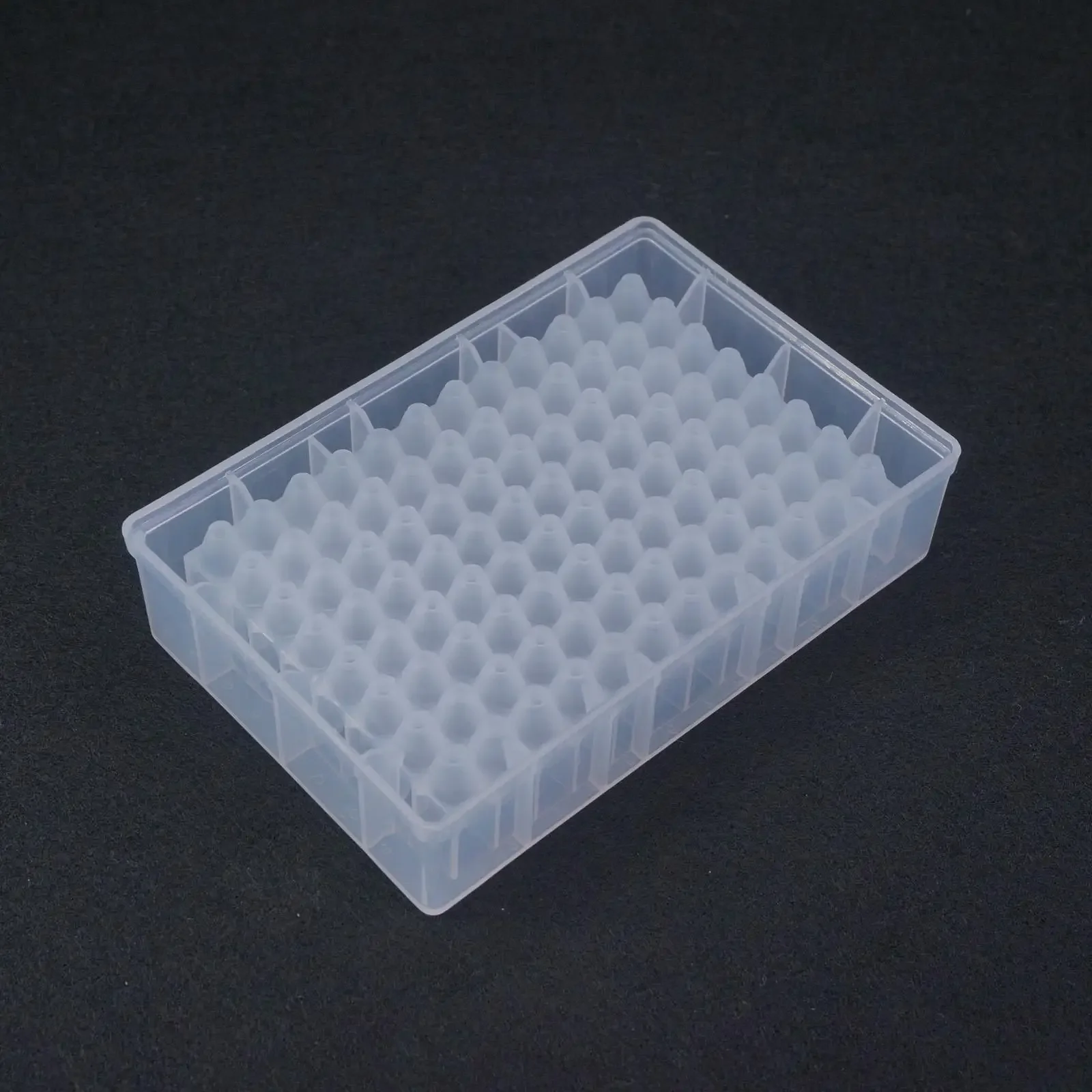 1.2ml 96 Holes PP 126x82x24mm Deep Well Microplate Square Hole U-Bottom