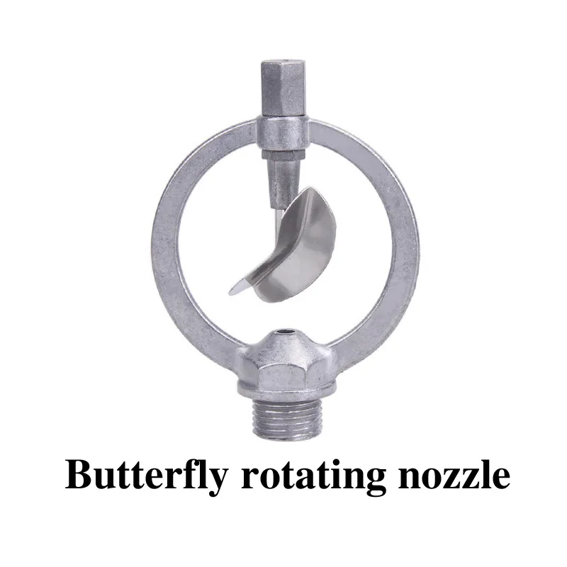 

4 Point External Threads Butterfly Rotating Nozzle 360° Automatic Rotation Sprinklers Garden Park Lawn Irrigation Sprinkler