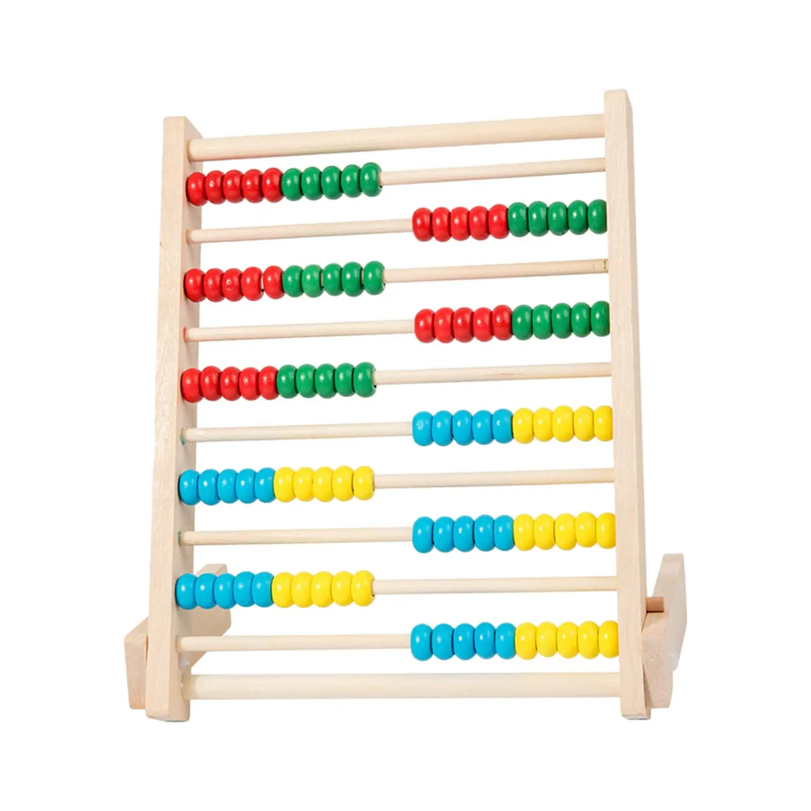 Wooden Abacus Toy with 100 Beads Developmental Toy Educational Counting Toy for Elementary Kids Boys Girls Kindergarten Children