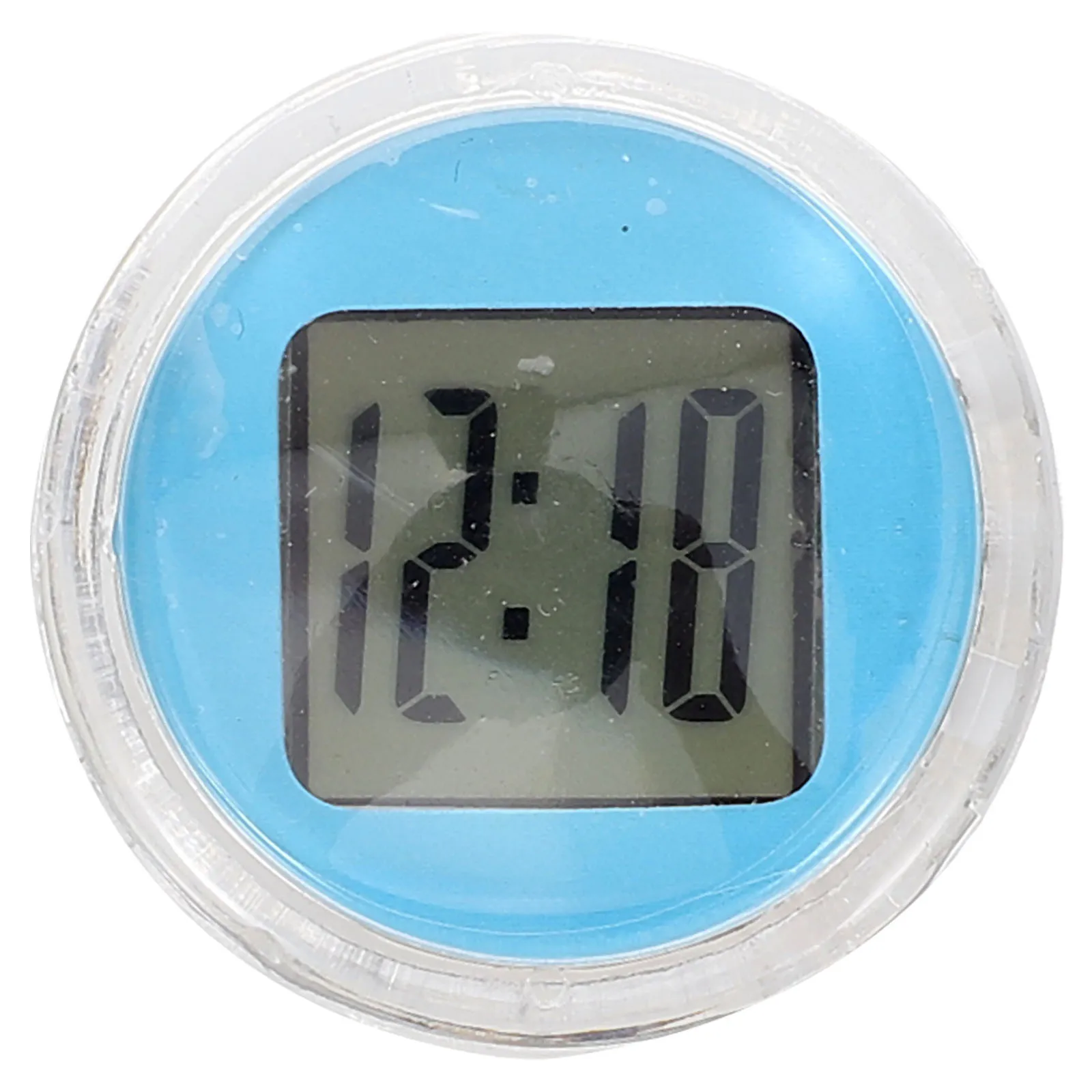 

Motorcycle Clock Digital Small Compact Mini Stick on Clock Splashproof Motorcycle Dashboard Timepiece Car Clocks for Dash