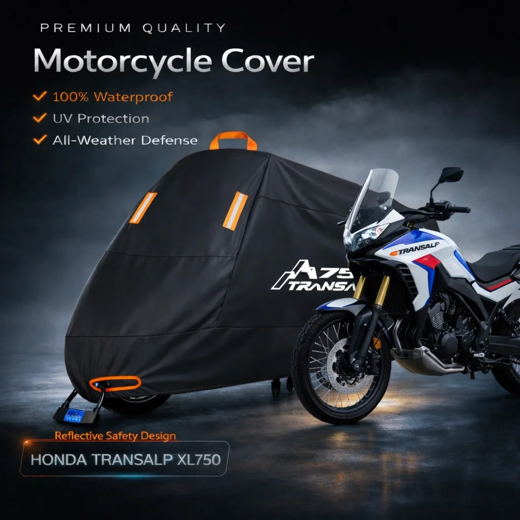 

Чехол для мотоцикла Honda XL750 750, водонепроницаемый, утолщенный, из полиэстера, с защитой от УФ-излучения, для улицы, от дождя, пыли и солнца, чехол для скутера