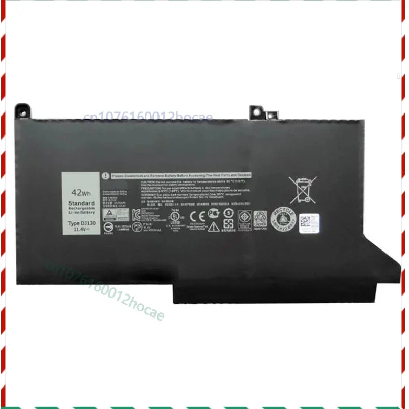 

New DJ1J0 PGFX4 ONFOH Battery for DELL Latitude 12 7000 Latitude 12 7280 7480