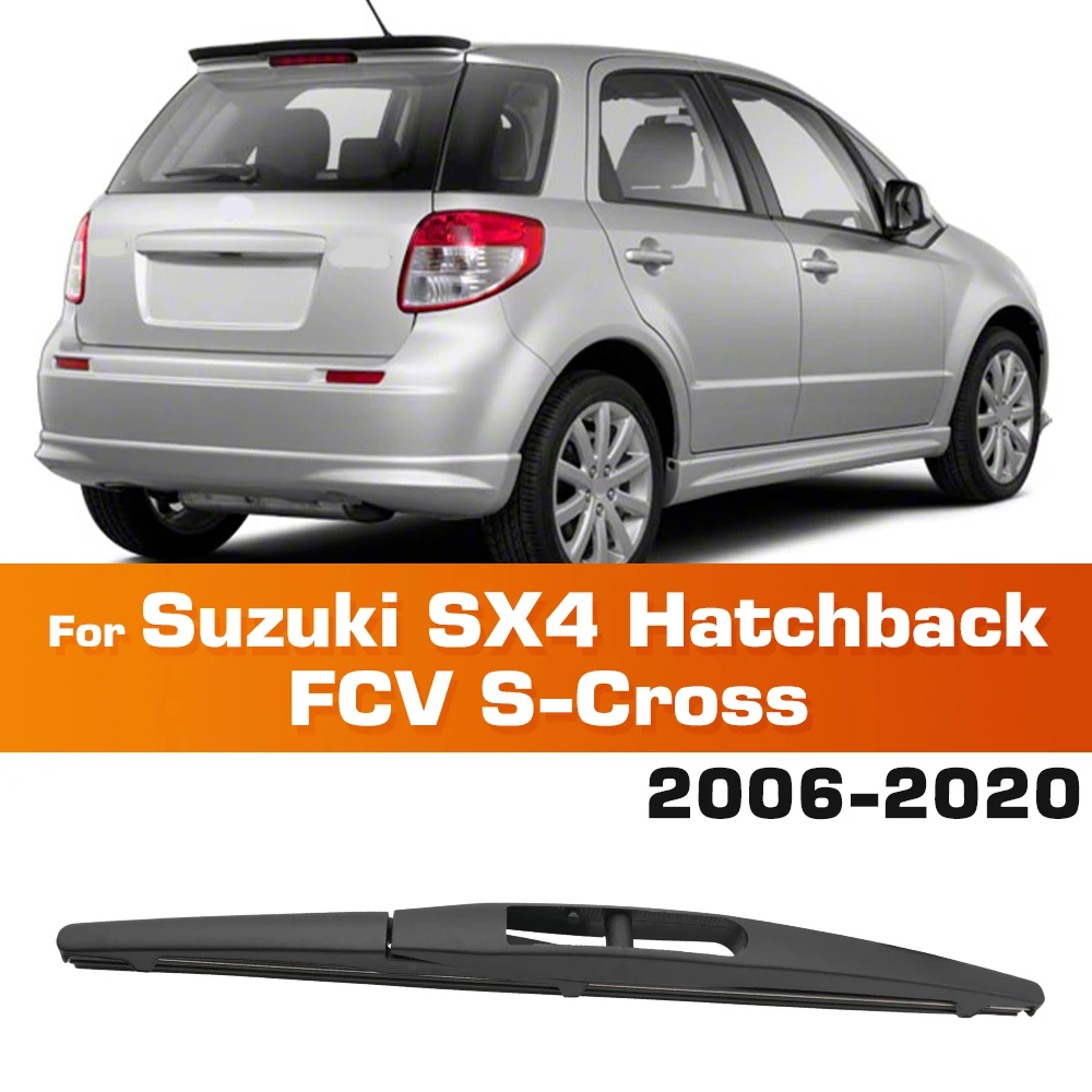 Scheibenwischer 10" Heckscheibenwischerblatt für Suzuki SX4 Fließheck SX4-FCV S-Cross 2006 - 2020 Windschutzscheibe Windschutzscheibe Heckklappenfenster