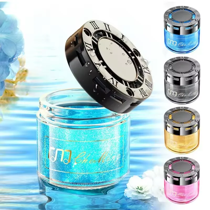 

New Flowing Sand Solid Fragrance Car Aromatherapy High End Car Logo Car Aromatherapy Seat Decoration Air Freshener