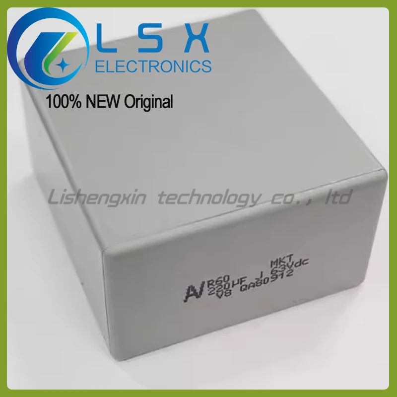 1pcs AV 63V 220uF 100V 37.5mm KEMET R60 Correction Film Capacitors