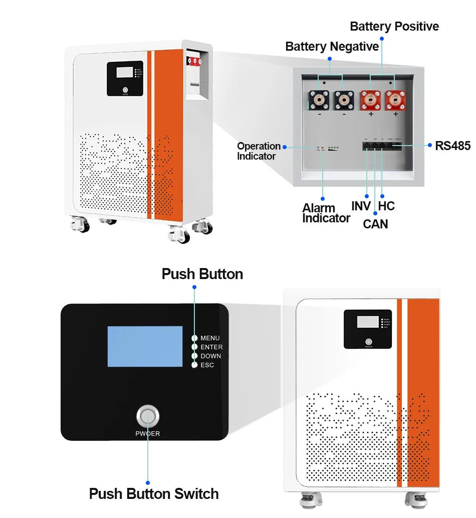 POWLAND 51,2 V Lifepo4-Batterie, 48 V, 300 Ah, große Kapazität, 15360 Wh, hohe Energie, intelligentes BMS, USV, unterstützt parallel, 16 Einheiten, keine Mehrwertsteuer – Detail 8
