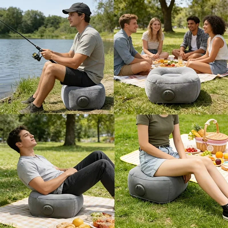 Almohada inflable para reposap - Office Footrest Cushion reseña y precio