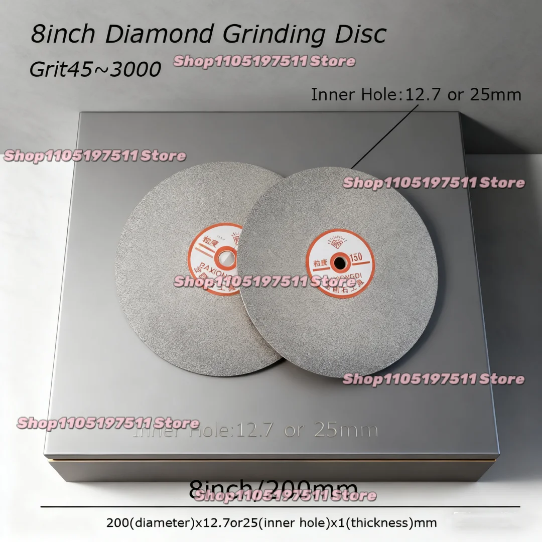 1PCS 8Inch 200MM Single Side Diamond Abrasive 8